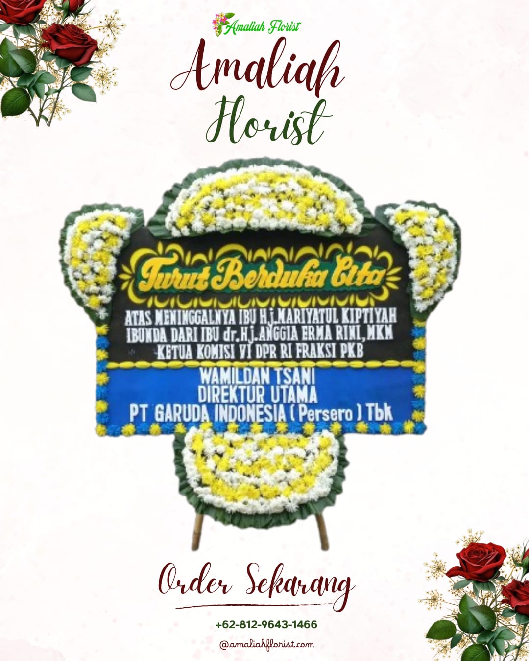 Papan Bunga Duka Citeureup
